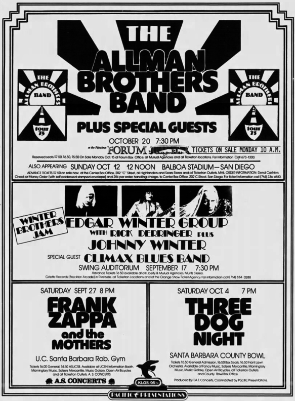27/09/1981Events Center @ UCSB, Santa Barbara, CA